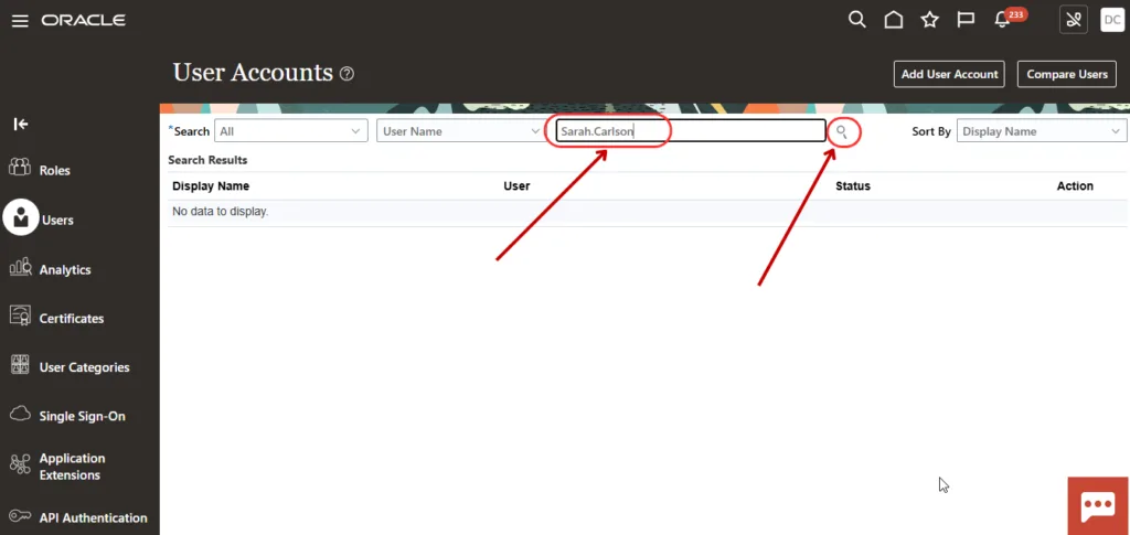 Step 9 – Search for User