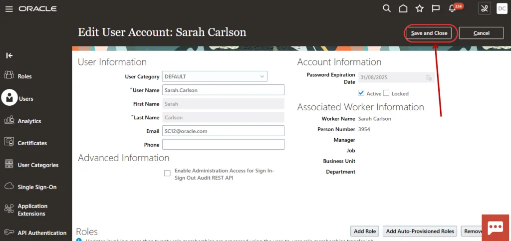 Step 16 – Save and Close