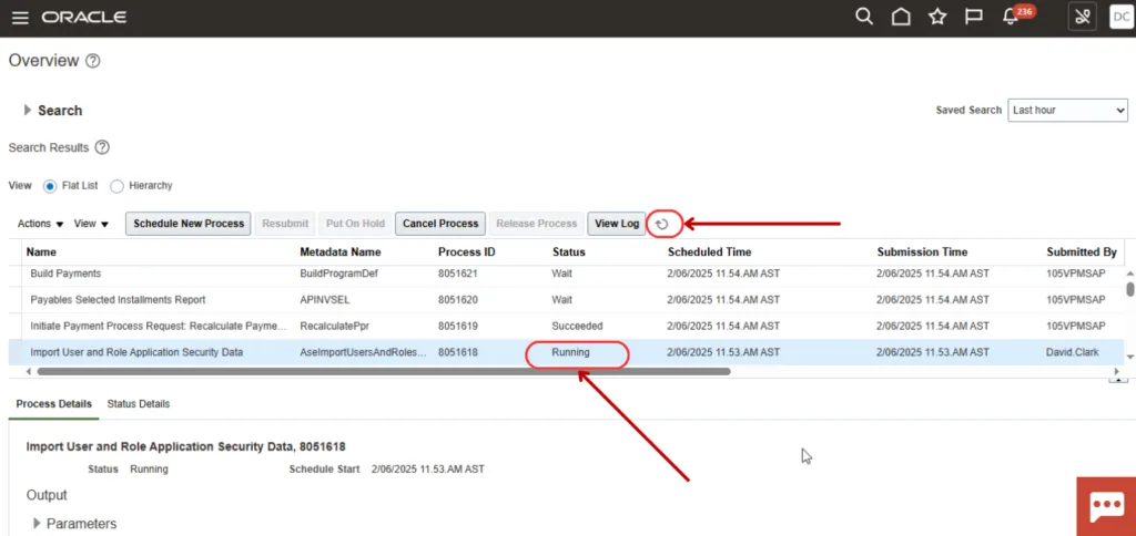 Process Confirmation