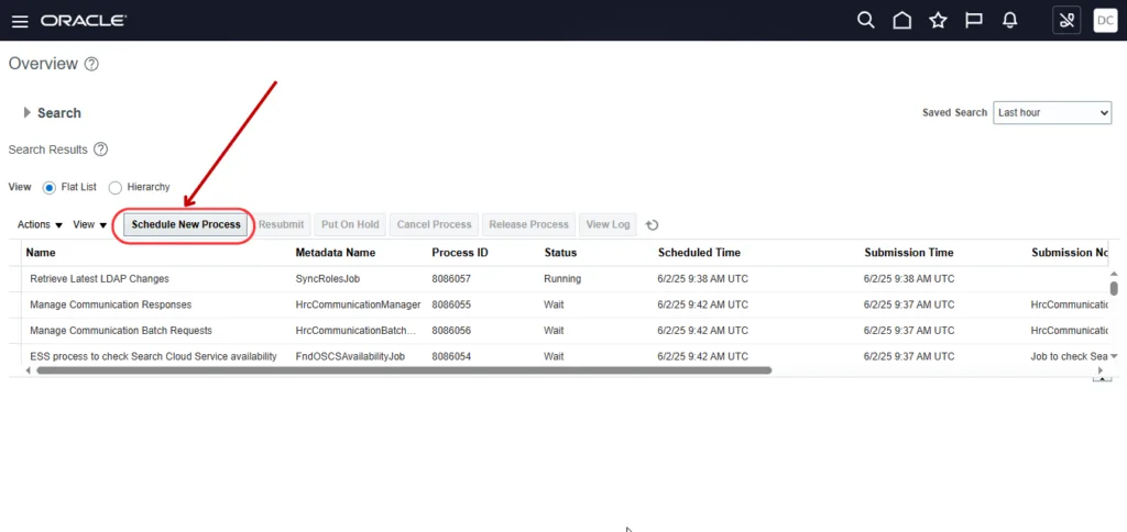 Step 24 – Schedule New Processes Again